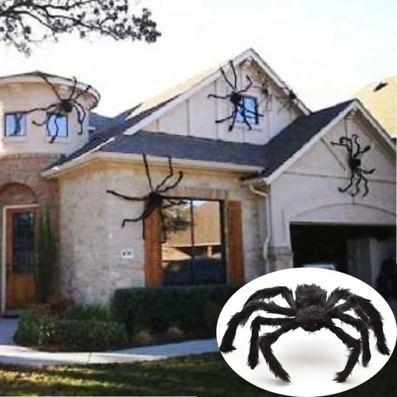 Halloween Big Plush Spider - Trick A Prank  Big Spider