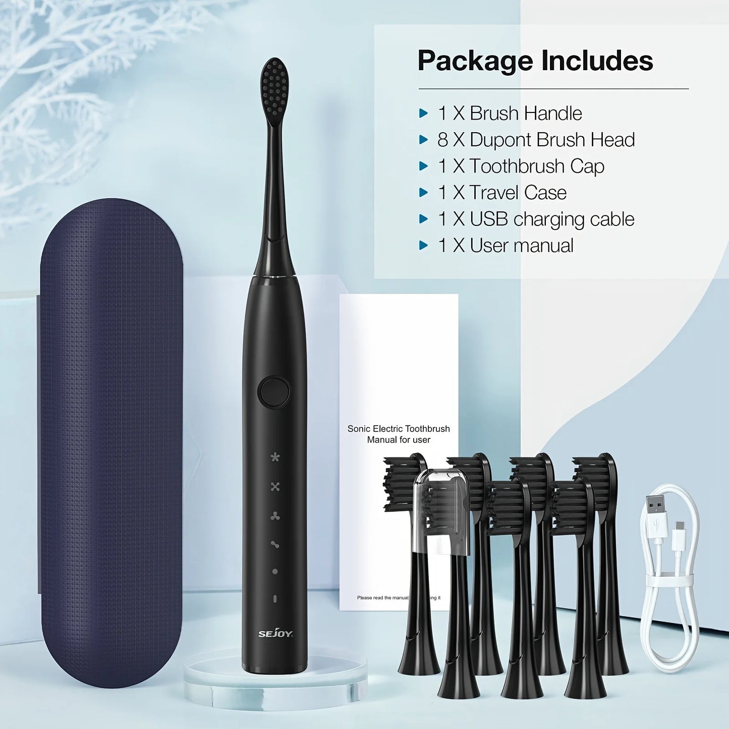 Electric Toothbrush Tooth Brush USB Rechargeable