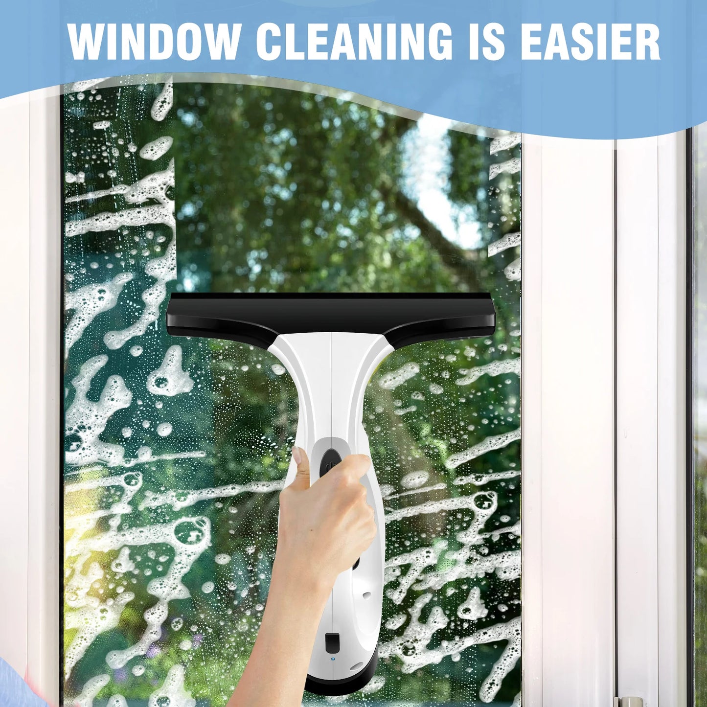 Cordless Window Vac Cleaner Rechargeable