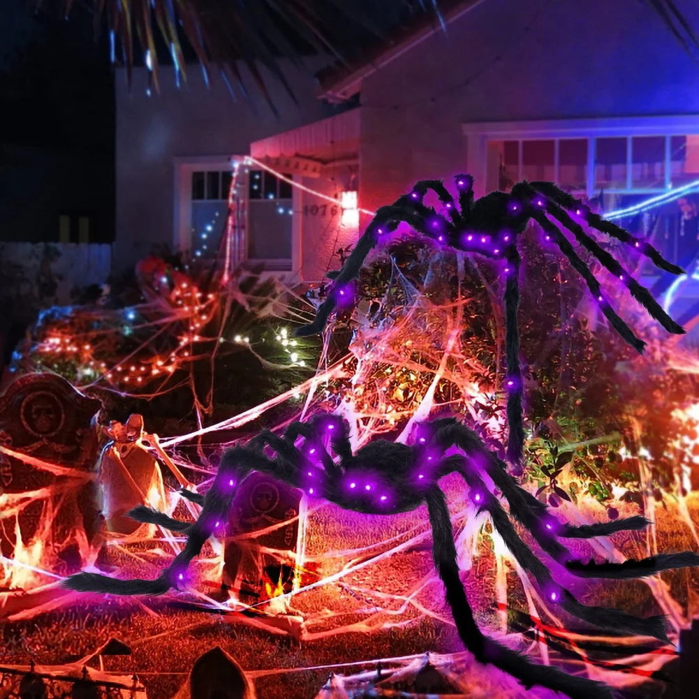 Light-up Spider Halloween Decoration