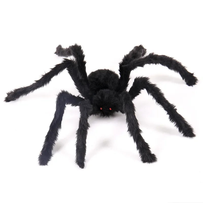 Halloween Big Plush Spider - Trick A Prank  Big Spider