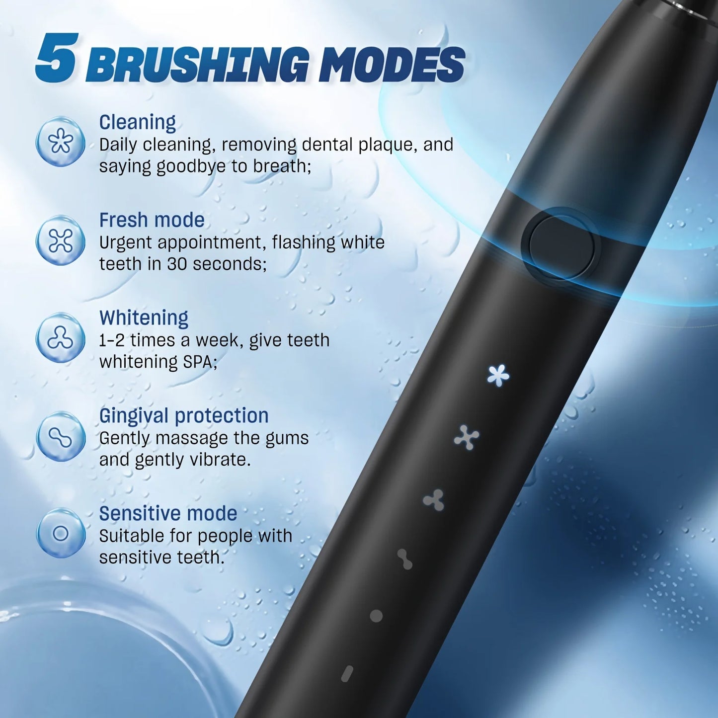 Electric Toothbrush Tooth Brush USB Rechargeable