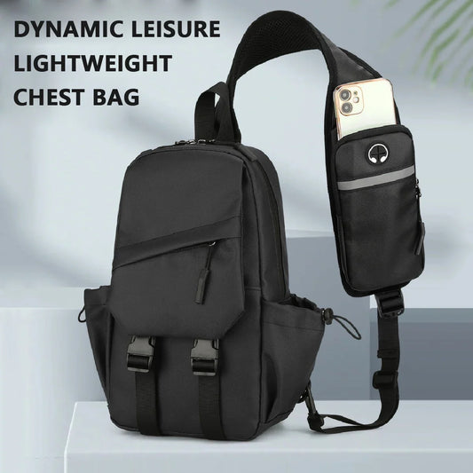 Men's essential single shoulder sling chest bag