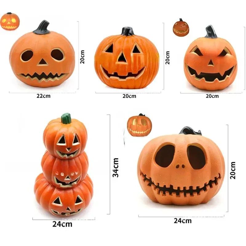 Halloween Pumpkin Led Lamp Lantern Decoration