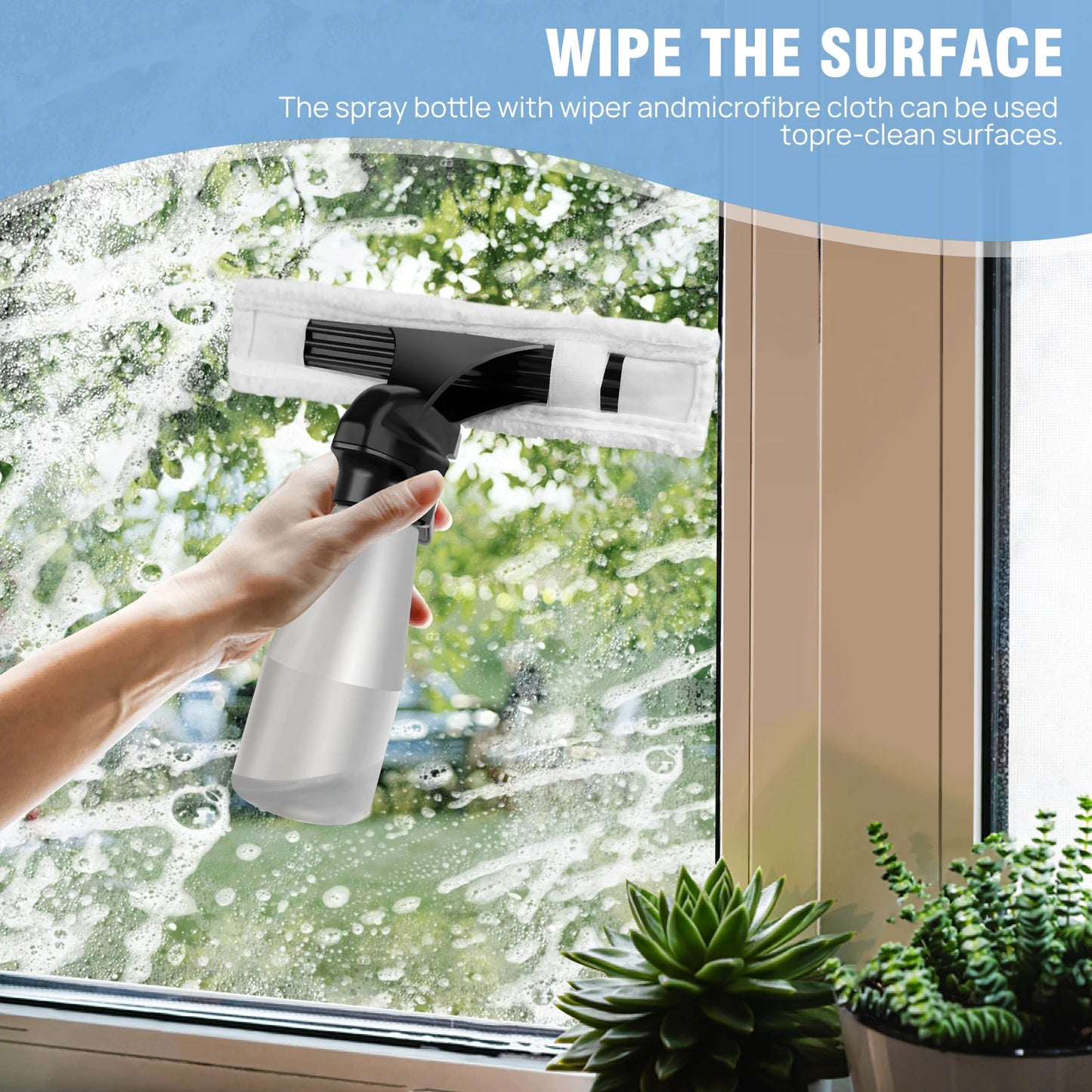 Cordless Window Vac Cleaner Rechargeable