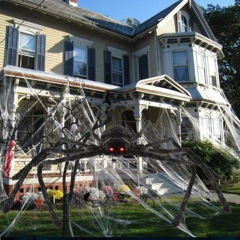 Halloween Big Plush Spider - Trick A Prank  Big Spider